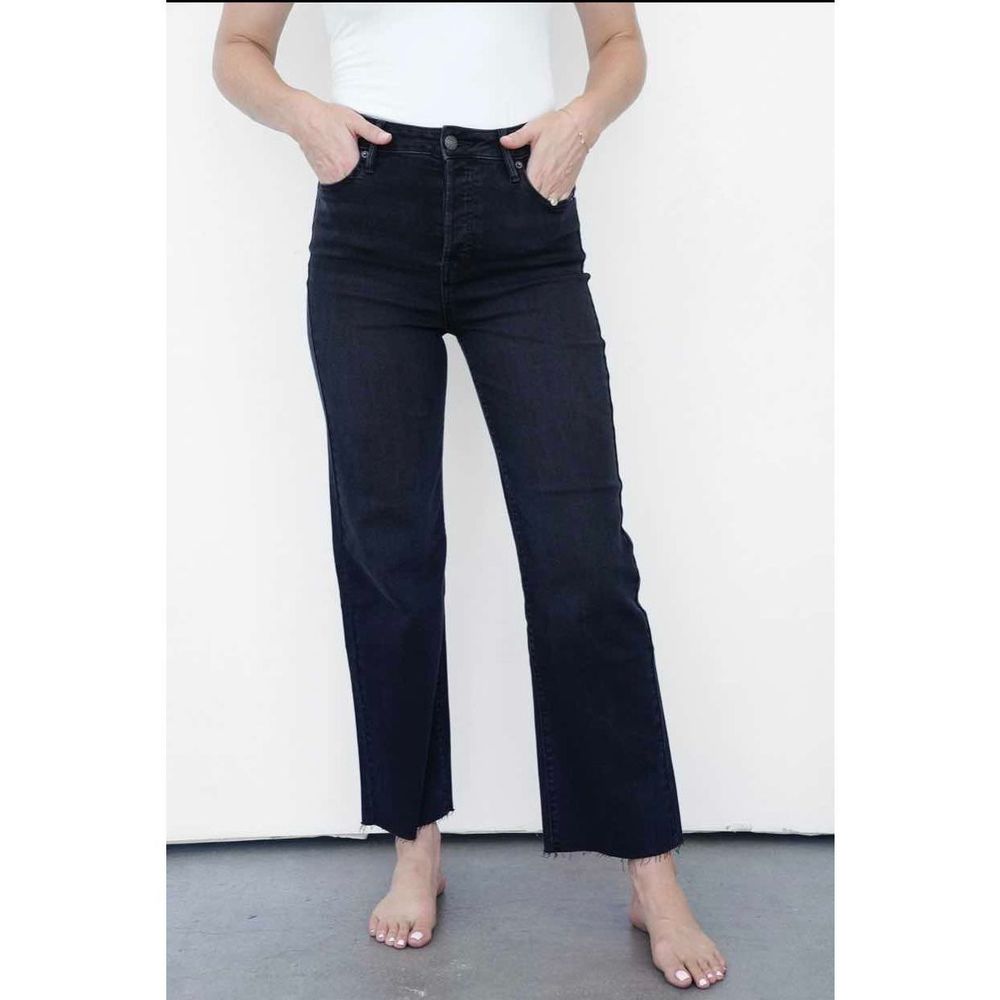Carly Jean Los Angeles Black Flare Jeans